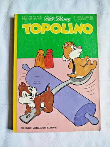 Topolino libretto 1118 del - topolino, n.