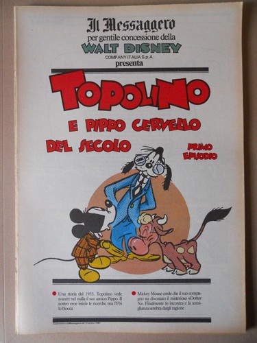 Topolino pippo cervello - topolino,